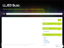 Tablet Screenshot of lljedblog.wordpress.com