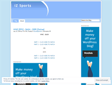 Tablet Screenshot of izsports.wordpress.com