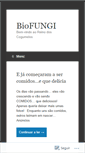 Mobile Screenshot of biofungi.wordpress.com