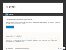Tablet Screenshot of biofungi.wordpress.com