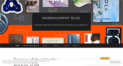 Desktop Screenshot of morningprint.wordpress.com