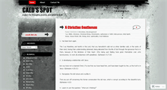 Desktop Screenshot of caedsspot.wordpress.com