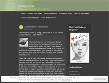 Tablet Screenshot of lifewithatwist.wordpress.com
