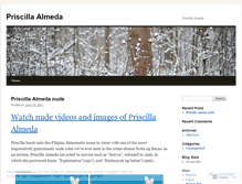 Tablet Screenshot of priscillaalmeda.wordpress.com