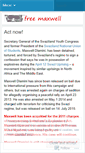 Mobile Screenshot of freemaxwelldlamini.wordpress.com