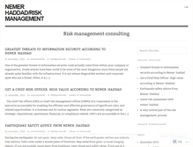 Tablet Screenshot of nemerhaddadriskmanagement.wordpress.com
