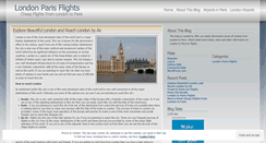 Desktop Screenshot of londontoparisflights.wordpress.com