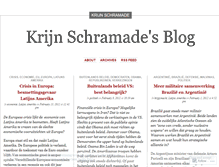 Tablet Screenshot of krijnschramade.wordpress.com