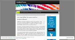 Desktop Screenshot of isellmyiphone.wordpress.com