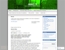 Tablet Screenshot of mmics.wordpress.com