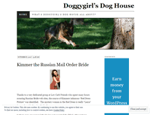 Tablet Screenshot of doggygirl.wordpress.com