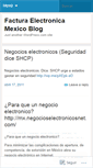 Mobile Screenshot of facturaelectronica4mexico.wordpress.com