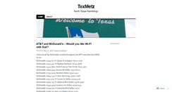 Desktop Screenshot of dallasmetz.wordpress.com