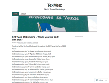 Tablet Screenshot of dallasmetz.wordpress.com