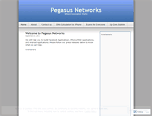 Tablet Screenshot of pegasusnetworks.wordpress.com