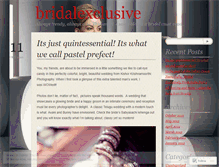 Tablet Screenshot of bridalexclusive.wordpress.com