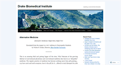 Desktop Screenshot of drakebiomedicalinstitute.wordpress.com