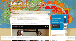 Desktop Screenshot of lifeadvicefrommom.wordpress.com