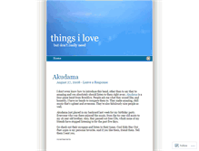 Tablet Screenshot of amazinglythings.wordpress.com