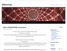 Tablet Screenshot of afilescoop.wordpress.com
