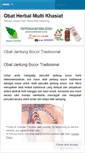 Mobile Screenshot of obatherbalmultikhasiatsite.wordpress.com