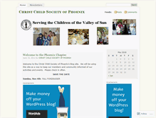 Tablet Screenshot of christchildsocietyofphoenix.wordpress.com