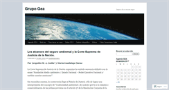 Desktop Screenshot of ambientegea.wordpress.com