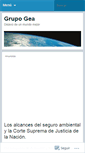Mobile Screenshot of ambientegea.wordpress.com