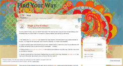 Desktop Screenshot of findyourway2011.wordpress.com