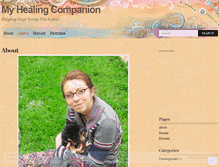 Tablet Screenshot of myhealingcompanion.wordpress.com