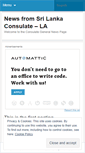 Mobile Screenshot of laconsulate.wordpress.com