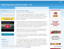 Tablet Screenshot of laconsulate.wordpress.com