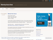 Tablet Screenshot of libertychurches.wordpress.com