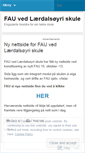 Mobile Screenshot of faulaerdal.wordpress.com