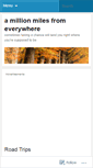 Mobile Screenshot of amillionmilesfromeverywhere.wordpress.com