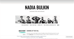 Desktop Screenshot of nadiabulkin.wordpress.com