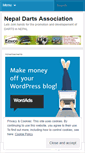 Mobile Screenshot of nepaldarts.wordpress.com