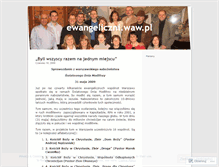 Tablet Screenshot of ewangeliczni.wordpress.com