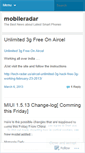 Mobile Screenshot of mobileradar.wordpress.com