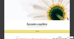 Desktop Screenshot of buscandoequilibrio.wordpress.com