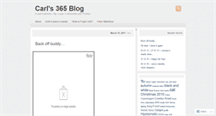 Desktop Screenshot of 365carlrobinson.wordpress.com