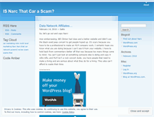 Tablet Screenshot of narcthatcarscam.wordpress.com