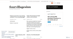 Desktop Screenshot of fourvillagesinn.wordpress.com