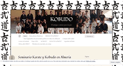 Desktop Screenshot of kobudo.wordpress.com