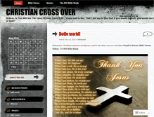 Tablet Screenshot of christiancrossover.wordpress.com