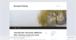 Desktop Screenshot of escapistviewing.wordpress.com