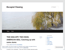 Tablet Screenshot of escapistviewing.wordpress.com