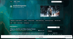 Desktop Screenshot of mrelusivespectre.wordpress.com