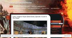 Desktop Screenshot of middleearthchronicles.wordpress.com