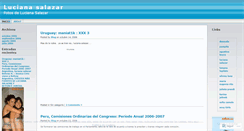 Desktop Screenshot of lucianasalazar.wordpress.com